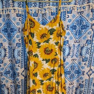 Vintage 90's Esprit Sunflower dress